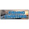 Signmission FISHING CHARTERS BANNER SIGN all half day rental tackle deep sea fish B-72 Fishing Charters - alternate 1